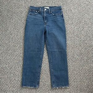 Madewell Petite Perfect Vintage Straight Jean